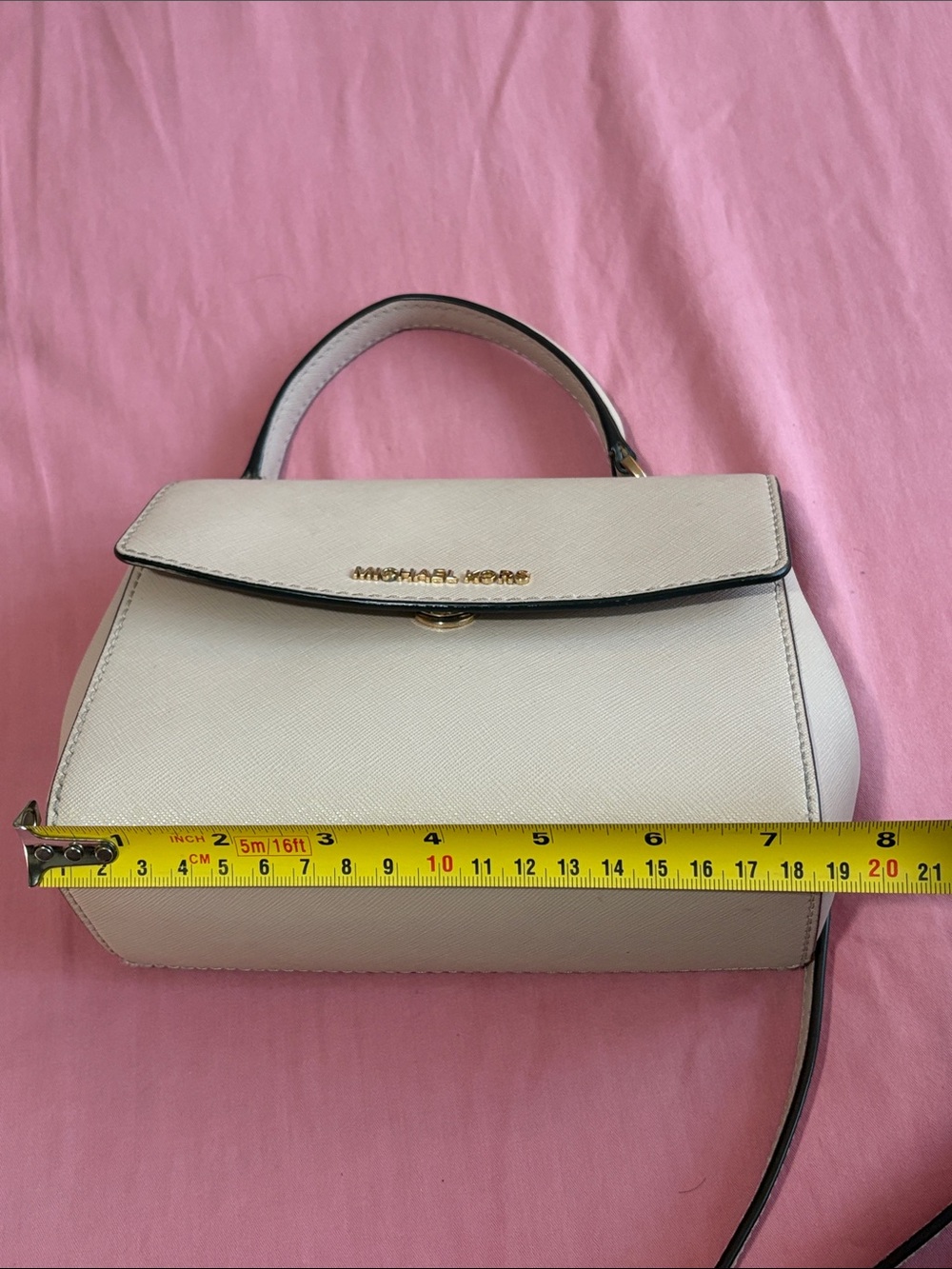 Michael Kors Pink Ava Mini Top-Handle Crossbody - Picture 14 of 16